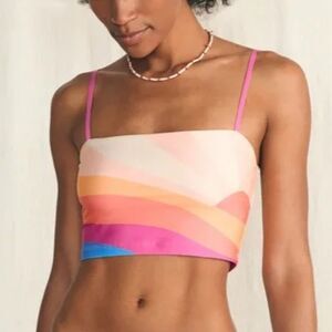 Faherty Shoreside Soleil Tankini Top, Large (B9)